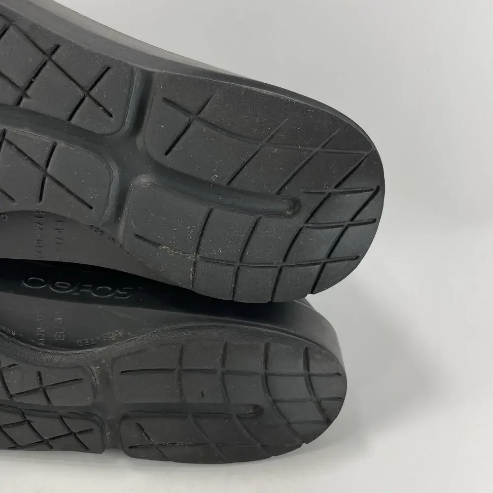 OOFOS OOcando Sport Black Unisex M10/W12 Recovery Comfort Closed Toe Clog